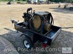 Hobart Generator/Welder On Trailer, 30-230 Amp, Owner Stated, "Runs And Wel