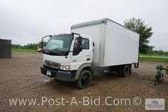 2008 International CF500 VT 275 16' Box Truck With 10' Fold-Up Ramp, Diesel