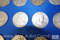 20-Silver Halves Years 1941-1960.