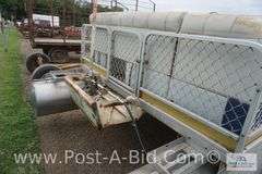 1973 Weeres 24' Pontoon, No Motor, Has Anchor, Rope, And Table, License # M
