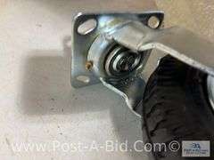 4-Pneumatic Wheels/Tires 2.5-4, 2-Swivel And 2-Fixed, 3" Extension With 1 3