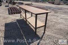 Metal Works Table, 9' x 28".