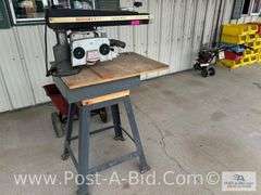 DeWalt Radial Arm Saw, 120 V, 3,450 RPM, Model 740 Powershop, 3" Cut, 2 HP,