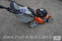Husqvarna 21" Self Propelled Lawn Mower, Model 65021 ES, Runs But Idling Ga