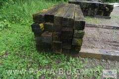 Bundle Of 8' Long Wood Cross Arms, Approx. 25 Each