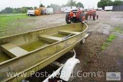 Meyers 12' Old Fishing Boat, DNR 6541 BM, No Registration On Trailer. Regis