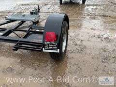 American Car Dolly With Ramps, Straps, Electric Brakes, 205/75 R14, Tires,