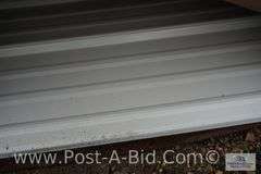 Classic Rib 36 29Ga GR80 CF45 White Sheet Metal, Approx. 10 Pieces At 10' L