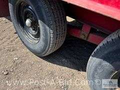1986 Red: Haul 16' x 8' Plus 5' Dove Tail Tandem Axle Deckover Trailer, Wit