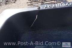 Plastic Feeder/Garden Beds, Have Cracks, Approx. 10' Long x 34" T.
