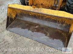 1989 Case 1840 Diesel Skidloader With 61" Bucket, Cab With Door,
