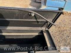 Black Truck Tool Box 5' Long By Tractor Supply, No Key.