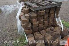 1 Pallet Of Brown Landscaping Bricks, Owner Stated, "Approx. 144 Bricks."