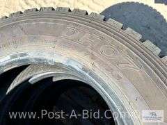 4-Hankook 225/70 R19.5 Tires, DH07.