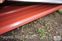 Classic Rib 36 29Ga GR80 CF45 Red Sheet Metal, Approx. 24 Pieces Ranging In