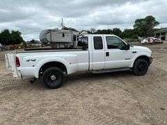 2002 Ford F350 Dually 4x4 Extended Cab Truck Diesel Truck With 246,952 Miles, 7.3L Diesel Motor