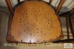 3-Vintage Wooden Chairs.