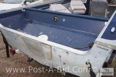 1989 Northwoods 16' Boat- No Motor, Has Minnkota 40 Lb Thrust Bow Mount Tro