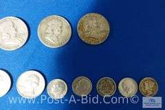 5-Silver Dollars Years 1921-1923, 5-Silver Half Dollars Years 1951-1964, 5-