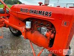 Restored Allis Chalmers B Tractor With Crank Start, PTO. Runs And Drives.