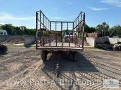 Morehead 8' x 16' Kicker Bale Rack On 8 Ton Running Gear, 1 Side Door, Owne