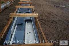 EM15-1211 CF Wall 12 24Ga AZ50 Kynar Tahoe Blue Sheet Metal, Approx. 12 Pie