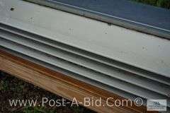 EM15-1211 CF Wall 12 24 Ga AZ50 Kynar Tahoe Blue Sheet Metal, Approx. 19 Pi