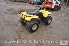2004 Honda Recon 4x2 Fourwheeler, MN DNR 124RU, Runs And Drives. Tax And Ti