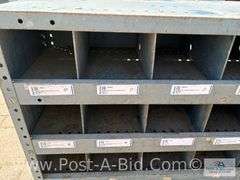 Bolt Bins 36" W x 12" D x 21" T.