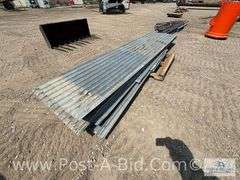 Lot Of 12' Used Galvanized Steel.