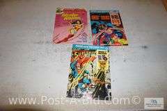 3-Vintage Comic Book And Record Sets, 1-1975 Superman "Alien Creatures" PR-