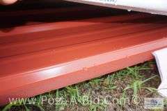 Classic Rib 36 29Ga GR80 CF45 Red Sheet Metal, Approx. 38 Pieces At 11' Lon