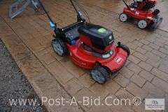 Toro 60 Volt Push Mower- No Charger, Condition Unknown.
