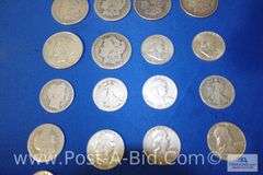 10-Silver Dollars Years 1879-1927, 10-Silver Half Dollars Years 1903-1963,