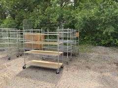 4 Rolling Carts/ Bread Carts.