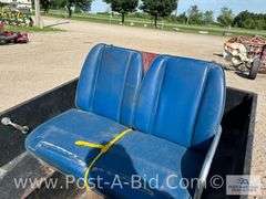 Tandem Trailer Cart With Removable Bus Seat.