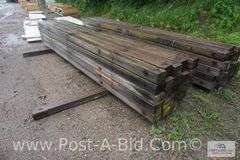 Bundles Of 14' Wood Cross Arms, Approx. 25 Each.