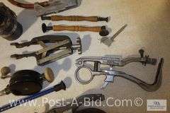 Box Of Small Engine Repair Tools.