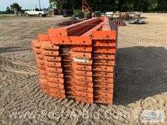 Heavy Duty Pallet Racking Crossbeams, Approx. 55 At 8' Long.