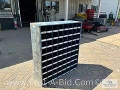 Large Bolt Bins 36" W x 12" D x 42" T.