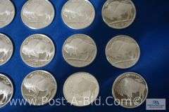 20- 1 Oz .999 Silver Rounds.