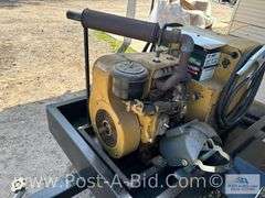 Hobart Generator/Welder On Trailer, 30-230 Amp, Owner Stated, "Runs And Wel