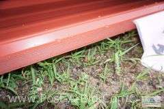 Classic Rib 36 29Ga GR80 CF45 Red Sheet Metal, Approx. 38 Pieces At 11' Lon