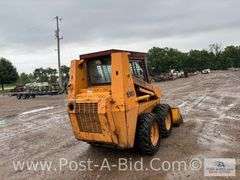 1989 Case 1840 Diesel Skidloader With 61" Bucket, Cab With Door,