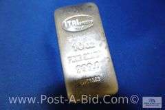 10 oz. Bar Of .999 Fine Silver.