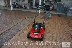 Toro 60 Volt Push Mower- No Charger, Condition Unknown.