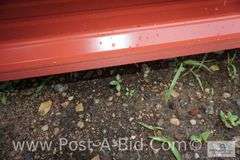 Classic Rib 36 29Ga GR80 CF45 Red Sheet Metal, Approx. 24 Pieces Ranging In