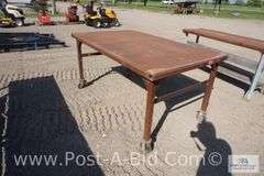 Metal Work Table, 6' x 43" .
