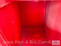 20-Red Parts Totes, 9" W x 12" H x 16" D.