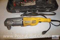 DeWalt 90" Angle Drill, In Case.